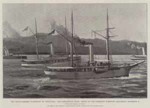 The Anglo-German Ultimatum to Venezuela, the Venezuelan Fleet Seized by the Combined European Squadrons, 9 December by Charles John de Lacy